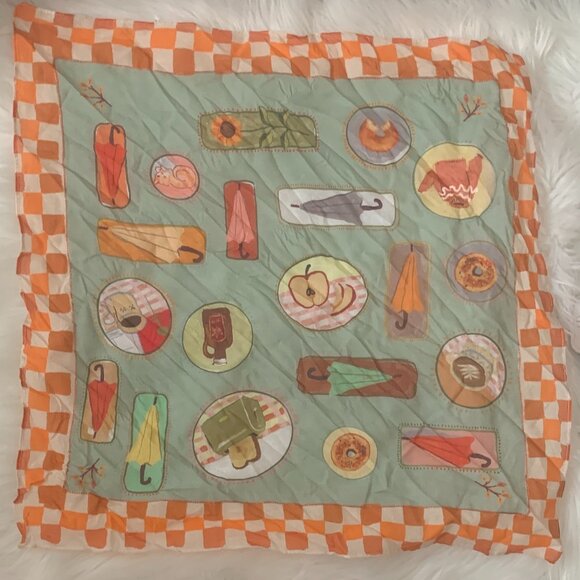 ANTHROPOLOGIE X MAEVE Fall Icons Printed Bandana Scarf - Picture 2 of 3